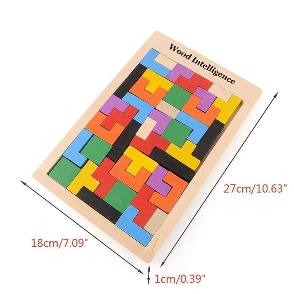 Russian Intelligence 3D Blocks Montessori Educational Toy for Kids (40 Pieces - Image 5