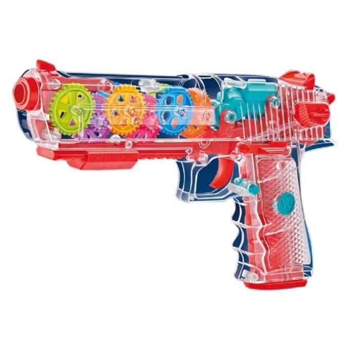 Transparent Musical Toy Gun - Buy Now