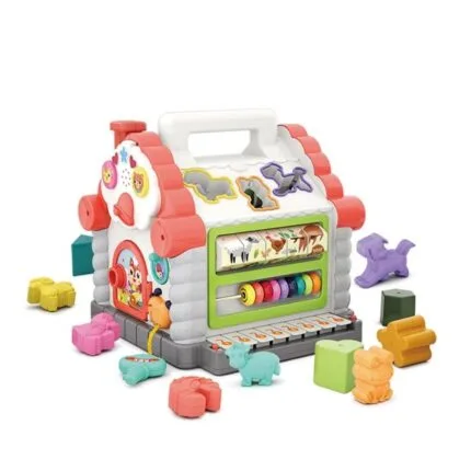Buy Hola Activity House Shape Sorter Toy in India | Baby Learning Sorting Toy | Shopbefikar