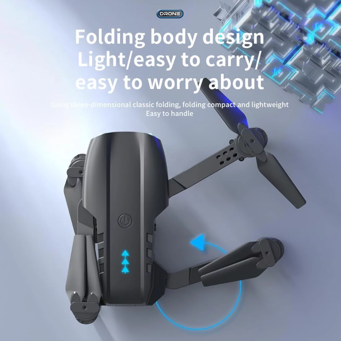 E88-PRO: Foldable Drone with Camera for Kids - Image 2