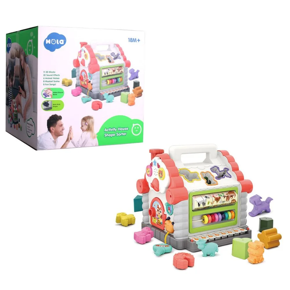 hola activity house toy Hola Activity House Shape Sorter: A Toddler's Paradise