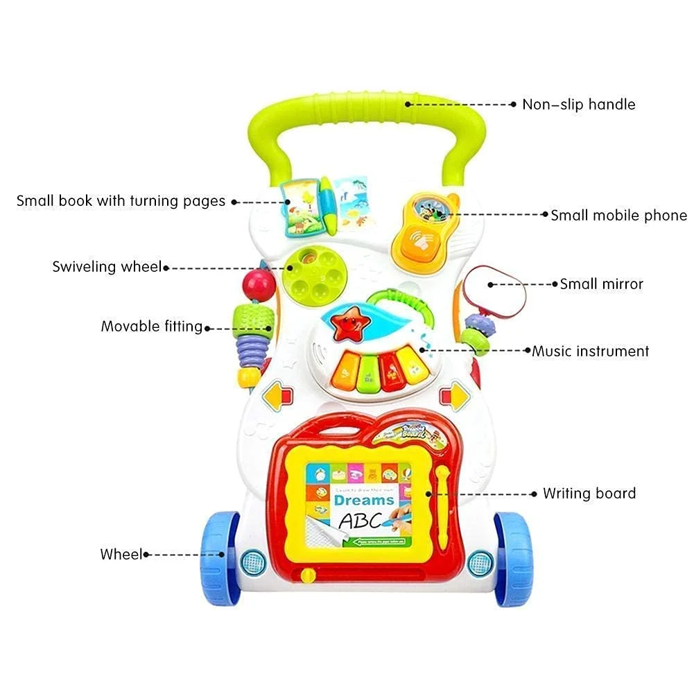 Multi-Activity Baby Walker | Learn & Play Development Toy | 1 Child | Age 3M+ | Early Learning - Image 7