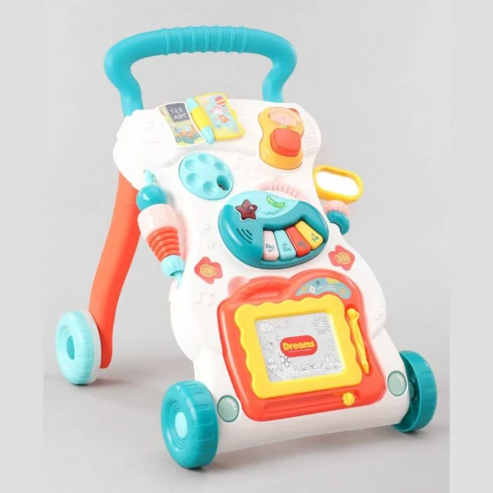 Unlock Your Baby's Potential with the Baby Multifunctional Sit To Stand Musical Walker - Buy Now!