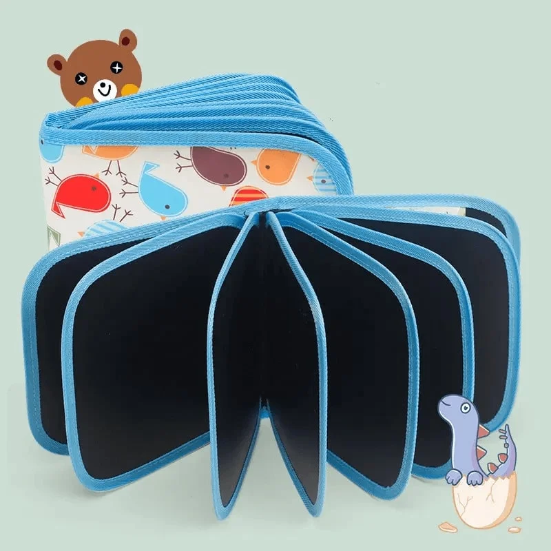 Erasable Doodle Drawing Book –  with Tracing, Markers & Wipes (Reusable Sketch Pad for Kids) - Image 8