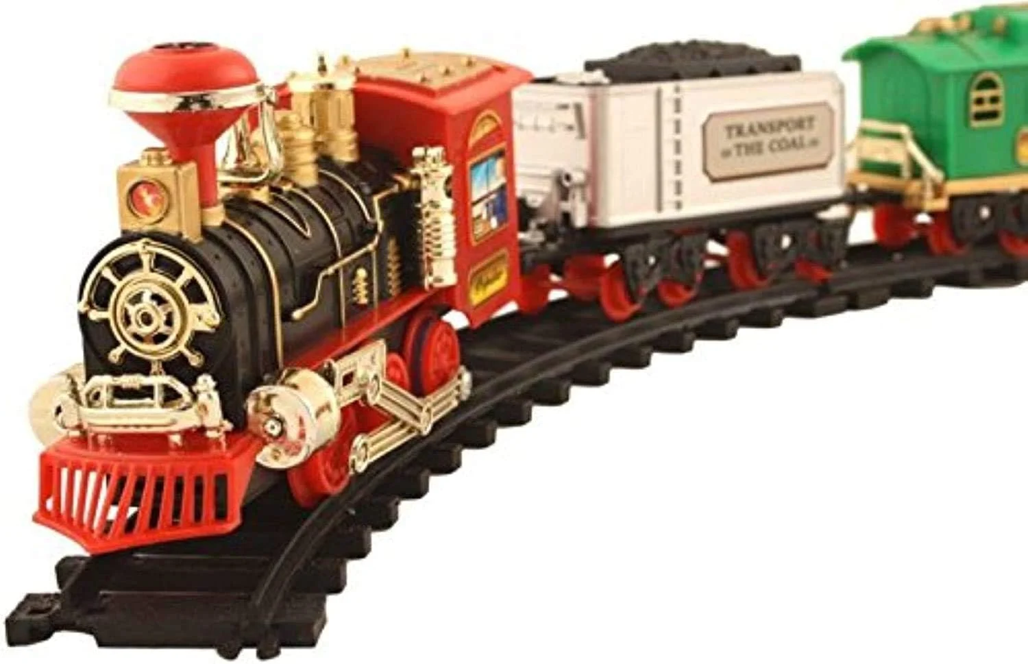 Choo Choo Delight: Classical Train Toy Set with Real Smoke, Light, and Sound - Image 6