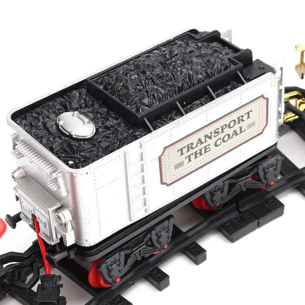 Choo Choo Delight: Classical Train Toy Set with Real Smoke, Light, and Sound - Image 5