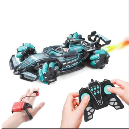 Formula 1 RC Drift Car: Hand Sensor Control, 360° Stunts, LED Lights