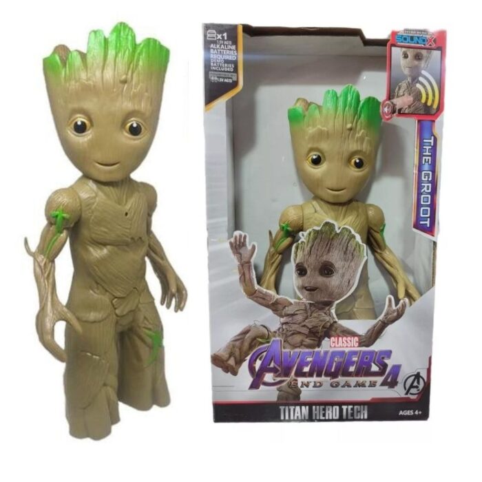 Groot Action Figure: 12-Inch Scale, Lights & Sounds