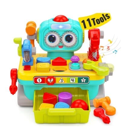 ShopBefikar HOLA Toys: 11-in-1 Robot Workbench for Toddlers