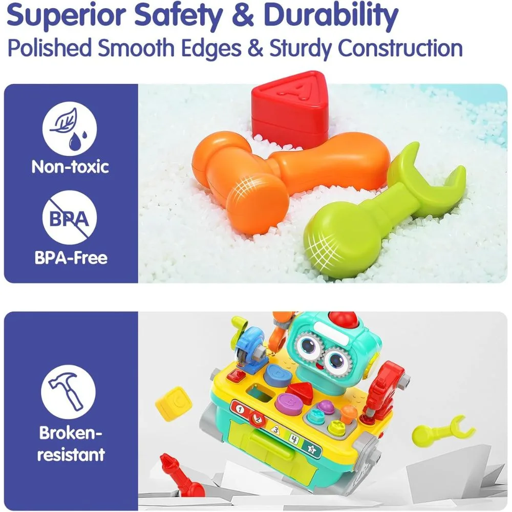 11-in-1 Robot Workbench Activity Toy for Toddlers - Image 8