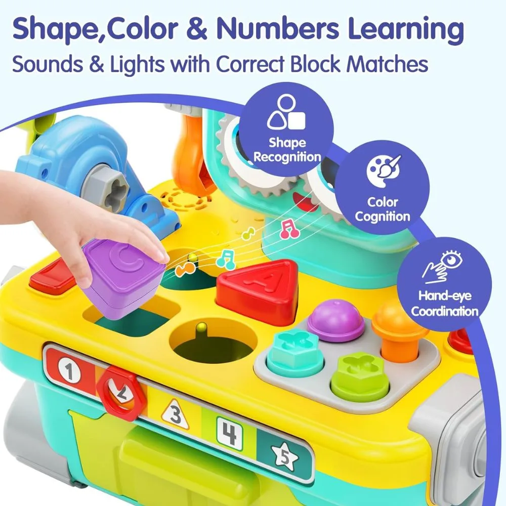 11-in-1 Robot Workbench Activity Toy for Toddlers - Image 6