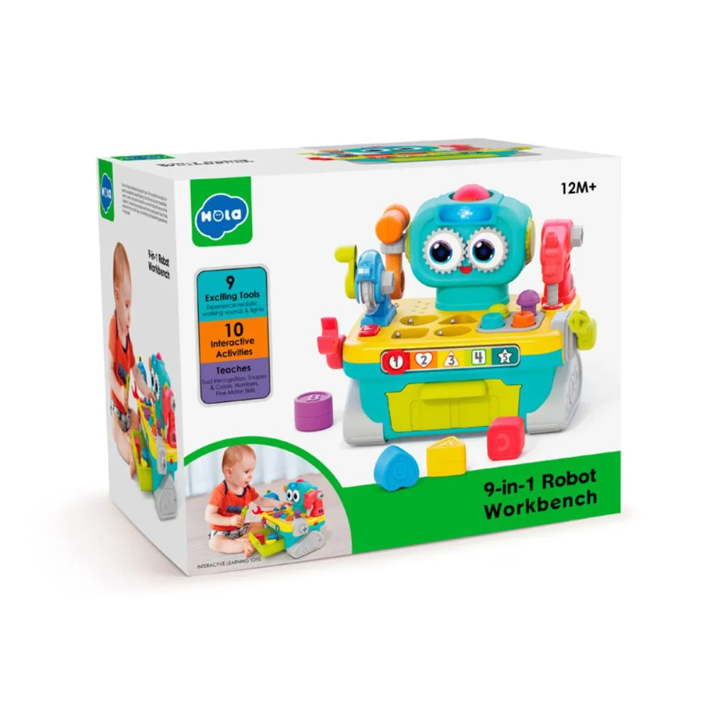 11-in-1 Robot Workbench Activity Toy for Toddlers - Image 2
