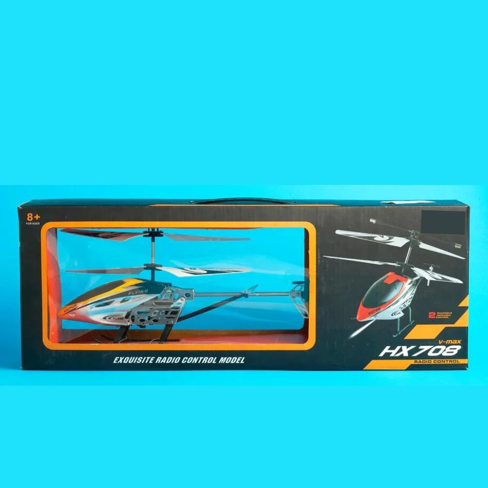 HX-708 Remote Control Helicopter: Unbreakable Blades & Tunable - Image 5