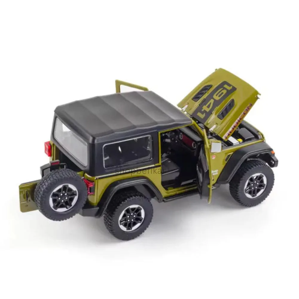 Diecast Model Car 1:24 Scale Jeep Rubicon – Open Doors, Light & Sound - Image 6