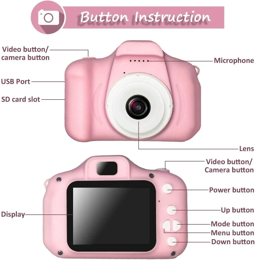 Kids' Digital Camera: Capture Moments | 1080P - Image 3