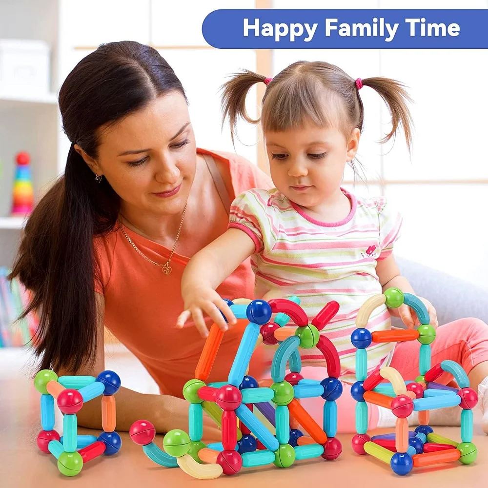 Magnetic Sticks Building Blocks for Kids | Ages 3+ | STEM Toys - Image 4