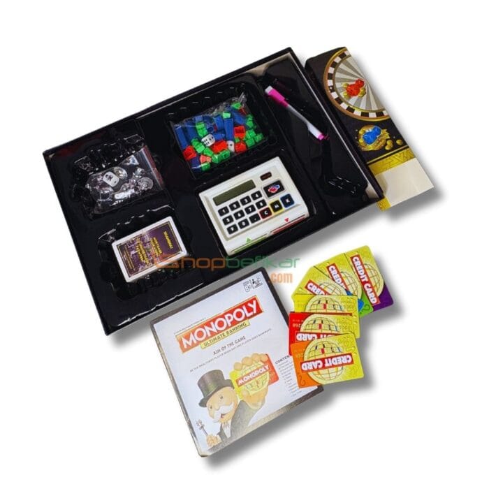 Monopoly Ultimate Banking Board Game with 6 ATM Cards (Age 8+) - Image 7