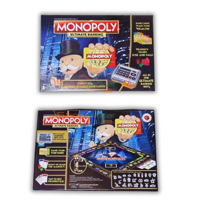 Monopoly Ultimate Banking Board Game with 6 ATM Cards (Age 8+) - Image 6