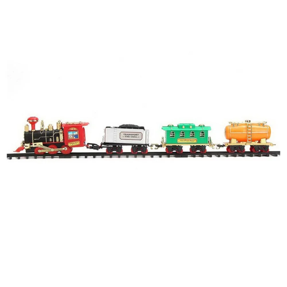 Choo Choo Delight: Classical Train Toy Set with Real Smoke, Light, and Sound - Image 8