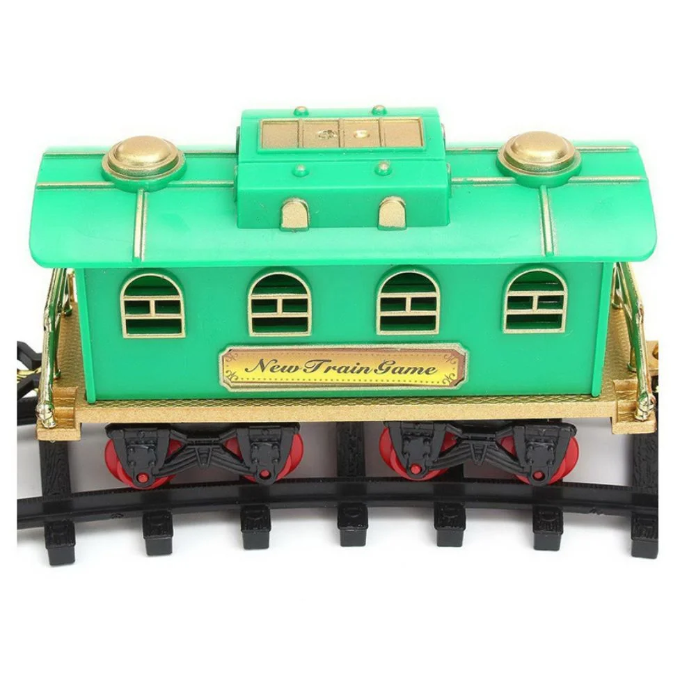 Choo Choo Delight: Classical Train Toy Set with Real Smoke, Light, and Sound - Image 7