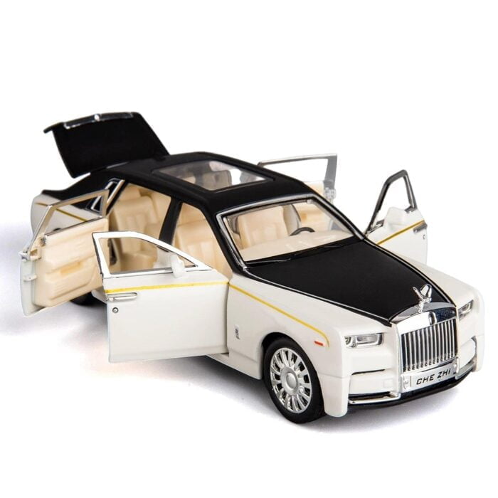 Shopbefikar 1:32 Rolls Royce Phantom Diecast Model Car | Metal, Pull Back, Lights & Sounds