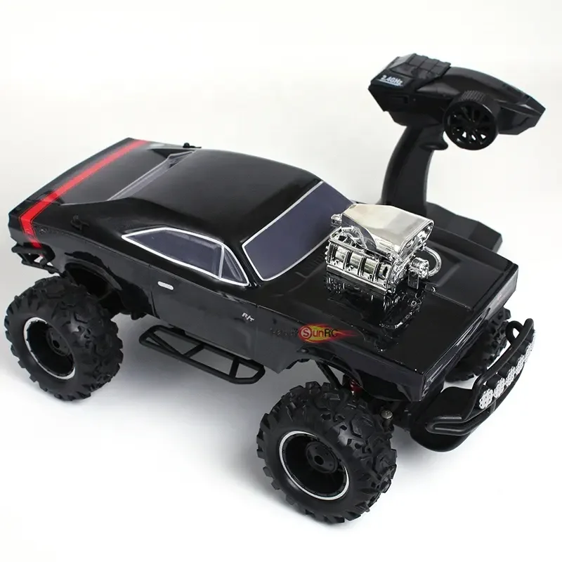 1:10 Scale RC Sand Monster Truck | 2.4GHz Remote Control Off-Road Car | Big Wheel High-Speed Racing Truck | Rechargeable | 8+ Years - Image 7