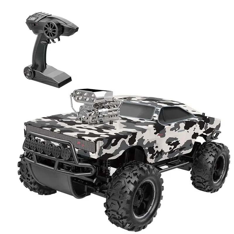 1:10 Scale RC Sand Monster Truck | 2.4GHz Remote Control Off-Road Car | Big Wheel High-Speed Racing Truck | Rechargeable | 8+ Years - Image 6