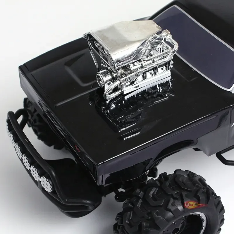 1:10 Scale RC Sand Monster Truck | 2.4GHz Remote Control Off-Road Car | Big Wheel High-Speed Racing Truck | Rechargeable | 8+ Years - Image 3