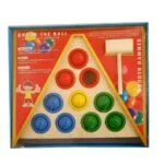 Triangle Wooden Knock The Ball Game - Image 2