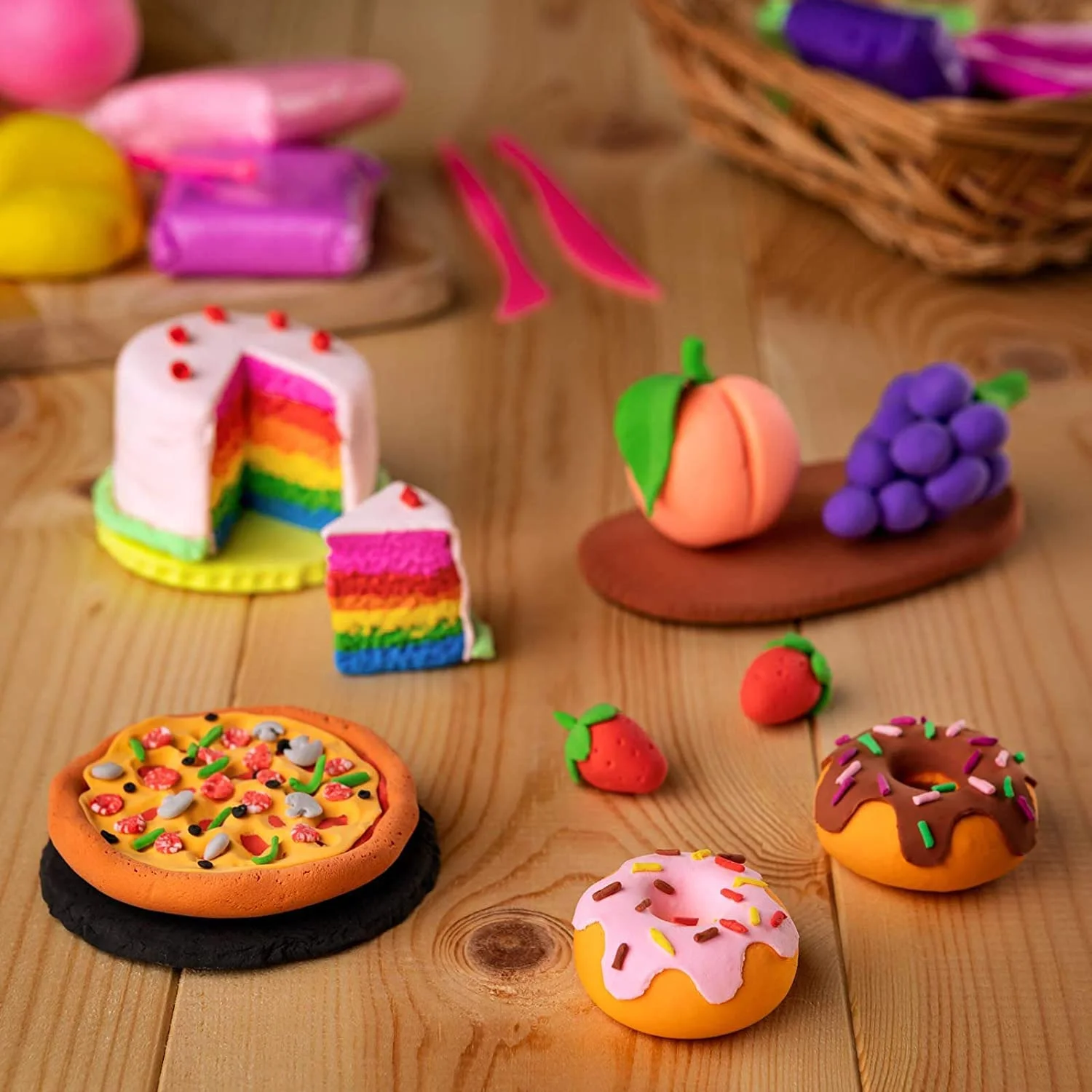 Air Dry Foam Clay (12 Pcs) - Fun, Colorful & Easy-Dry Clay for Kids! - Image 5