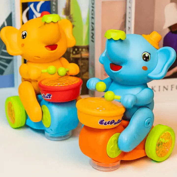Interactive Elephant Toy – Lights, Sounds & Magical Levitation | 12m+ | Requires 3 AA Batteries | Comes with 2 Balls - Image 6