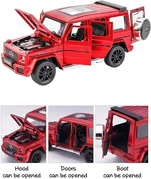 Diecast 1:24 Mercedes G-Wagon Toy Car - Image 8