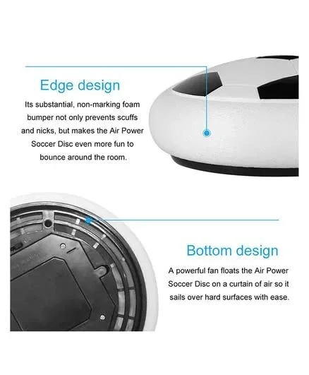 Floating Hover Football – Colorful Flashing Light Toy with Type-C Charging | Indoor Air Soccer Game for Kids - Image 5