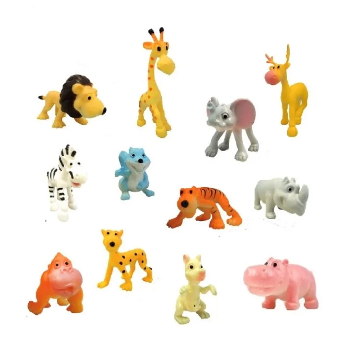 Discover the world of wildlife with our 12 Pcs Mini Jungle Wild Animals Figures Toy Set. Educational, charming, and perfect for kids of all ages. Start your jungle adventure today