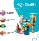 150 Pcs 3D Light Magnetic Building Blocks & Marble Run Track | STEM Toy | Age 3+ - Image 6