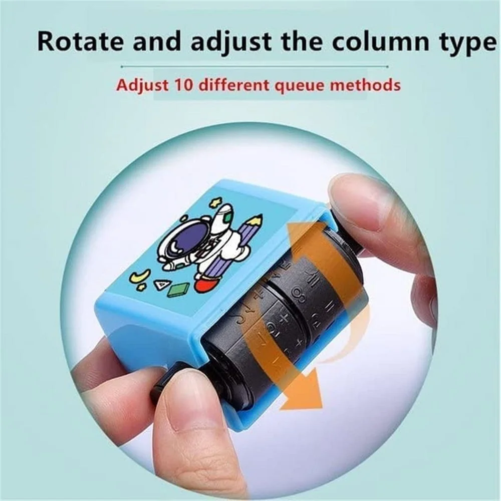 Digital Teaching Roller Stamp: Fun and Educational Math Tool (Pack of 2) - Image 4