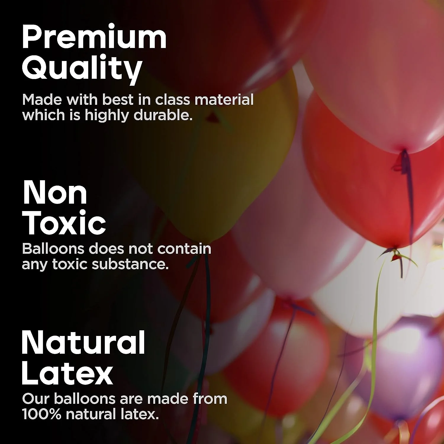 Multicolor Pastel Balloons Pack of 50 - Image 7