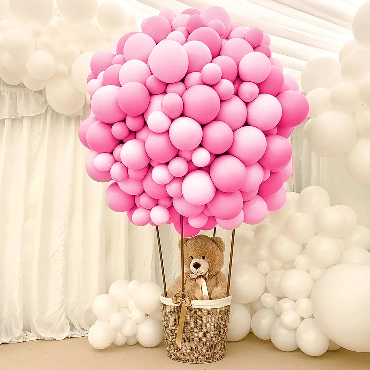 Pink Pastel Balloons Pack of 50 - Image 4