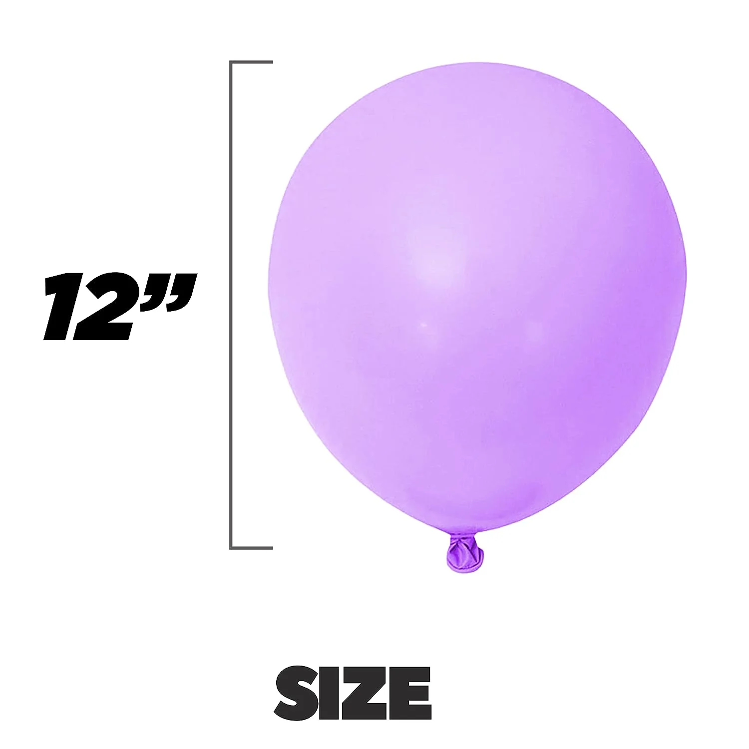 Purple Pastel Balloons Pack of 50 - Image 3
