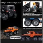 8 Tyre Alloy Armored Diecast Model Car - Image 3