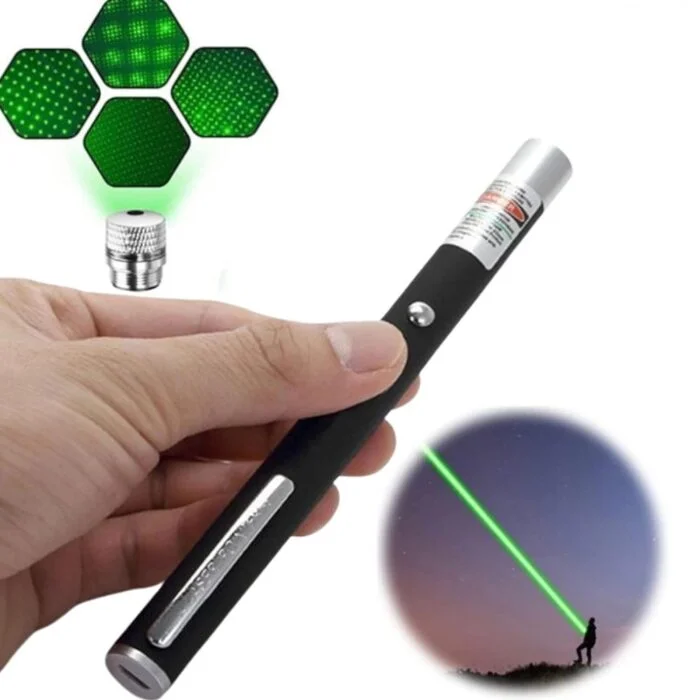 Powerful Laser Pointer: 5mW Green Beam