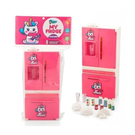 My Fridge Toy Set with Working Water Dispenser | Kids Kitchen Playset with Accessories | Role Play Toy India | Shopbefikar