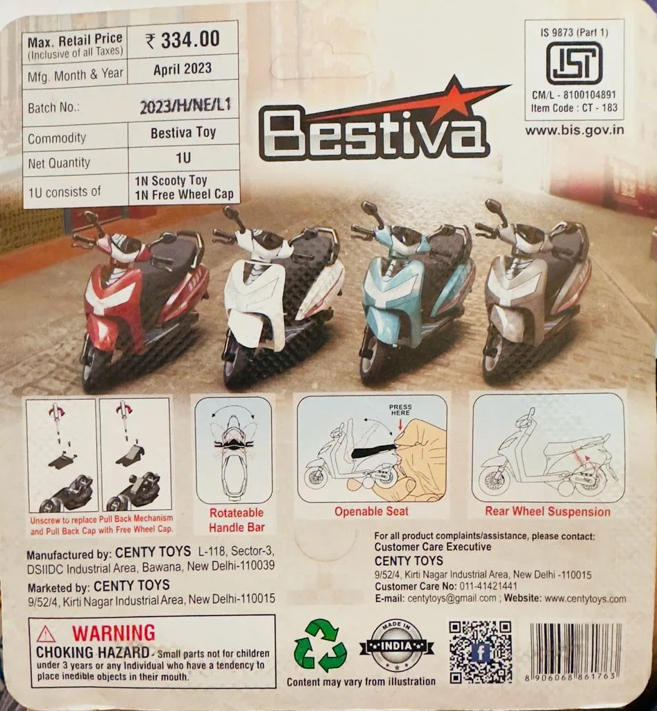Bestiva Scooty Toy (multicolour) - Image 4