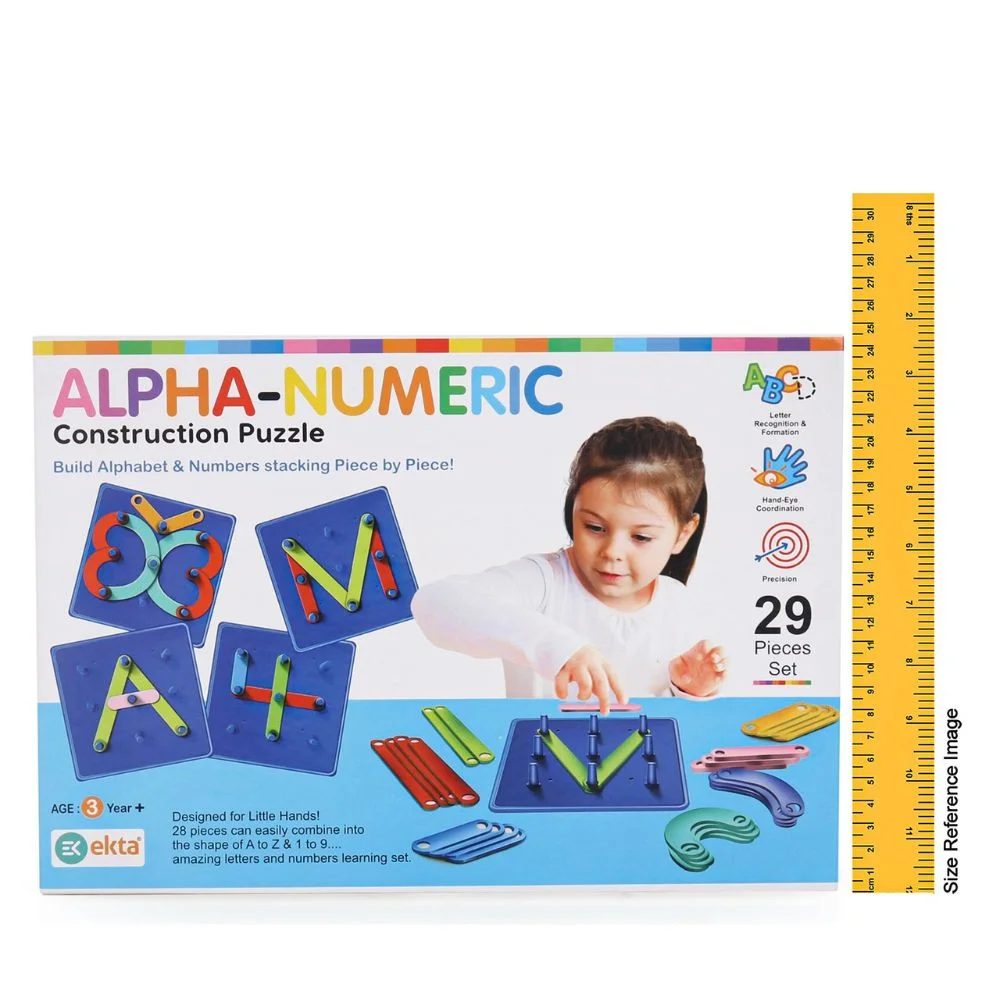 Alpha Numeric Construction Puzzle Educational Game - Image 5