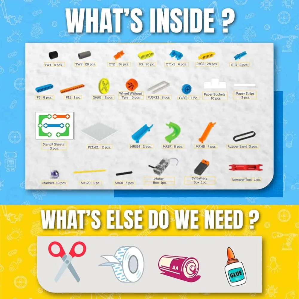 Blix Marble Run-2 Construction Set, 170+ Pieces (Age 5+) - Image 7