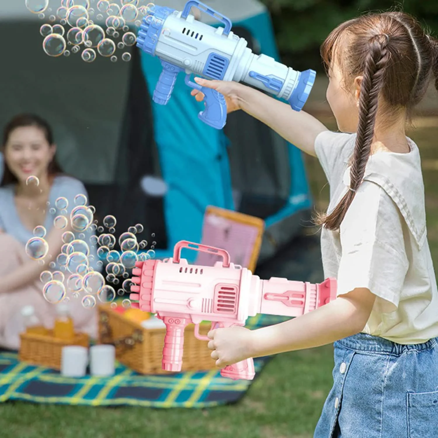 Bubble Bazooka Toy Gun - Image 3