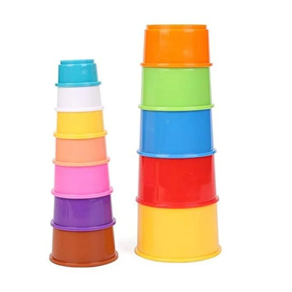 Plastic Build Up Beakers Stacking and Nesting Toy - Image 2