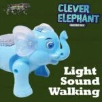 Light and Sound Walking Elephant Toy - Image 2