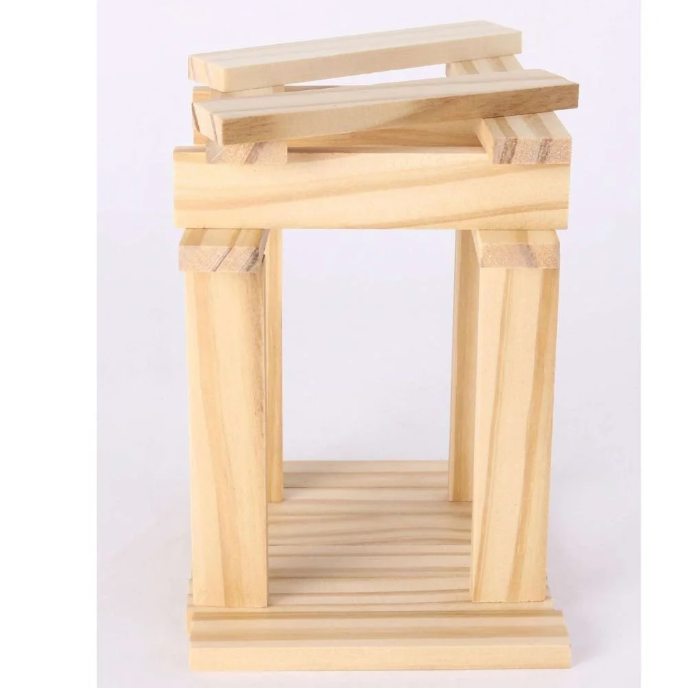 Ekta Brain Builder Wooden Building Planks Set - 3D Puzzles for Kids - Image 5