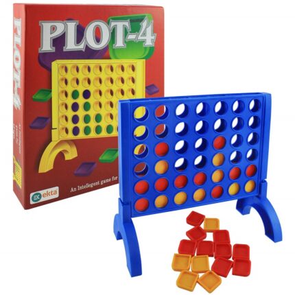 Plot-4 Board Game for 2 Players - Engaging Strategy Fun | ShopBefikar